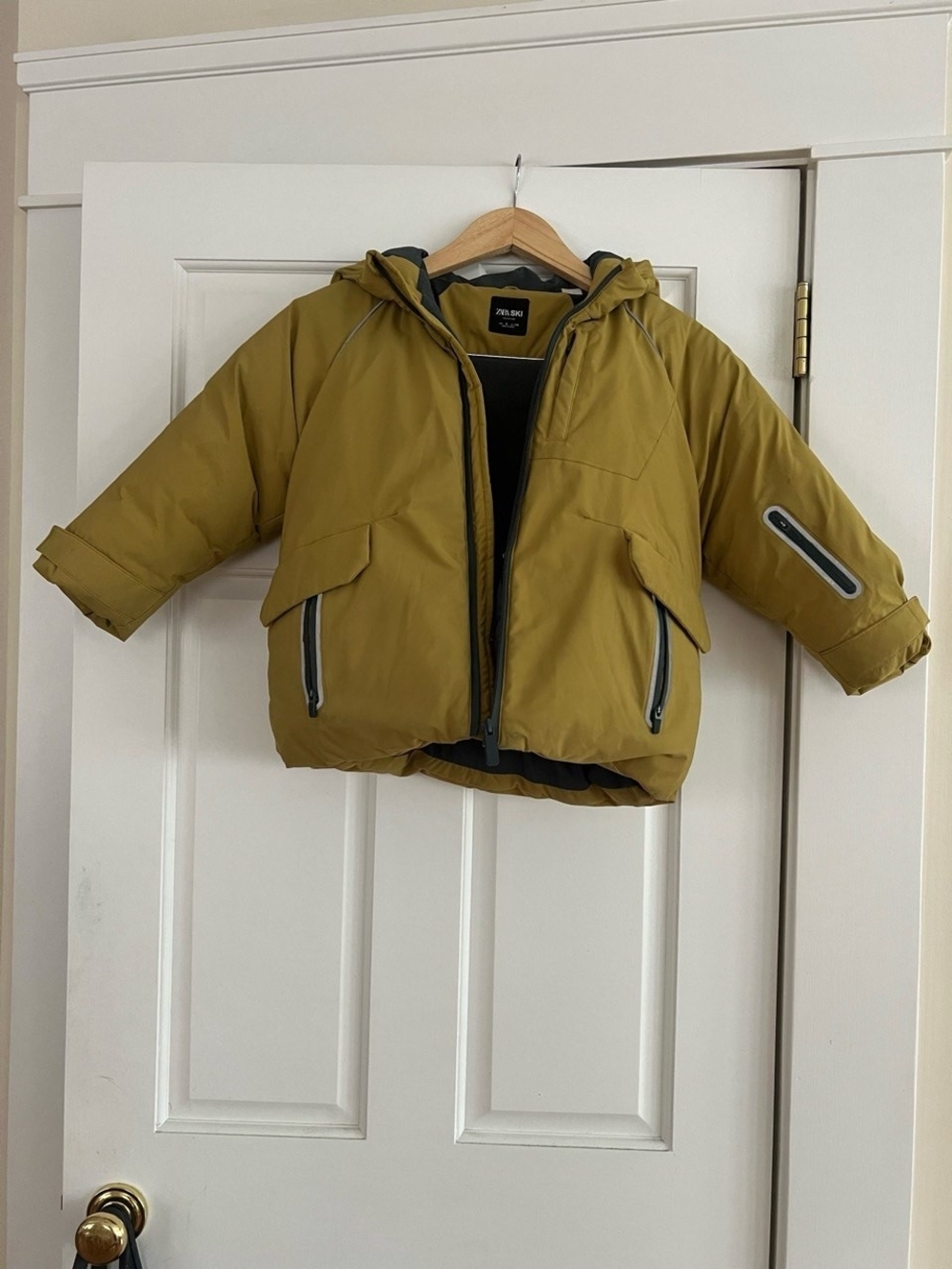 Zara Ski Kids Puffer Jacket with Hood Size 6